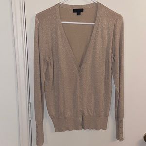 Gold shimmer cardigan